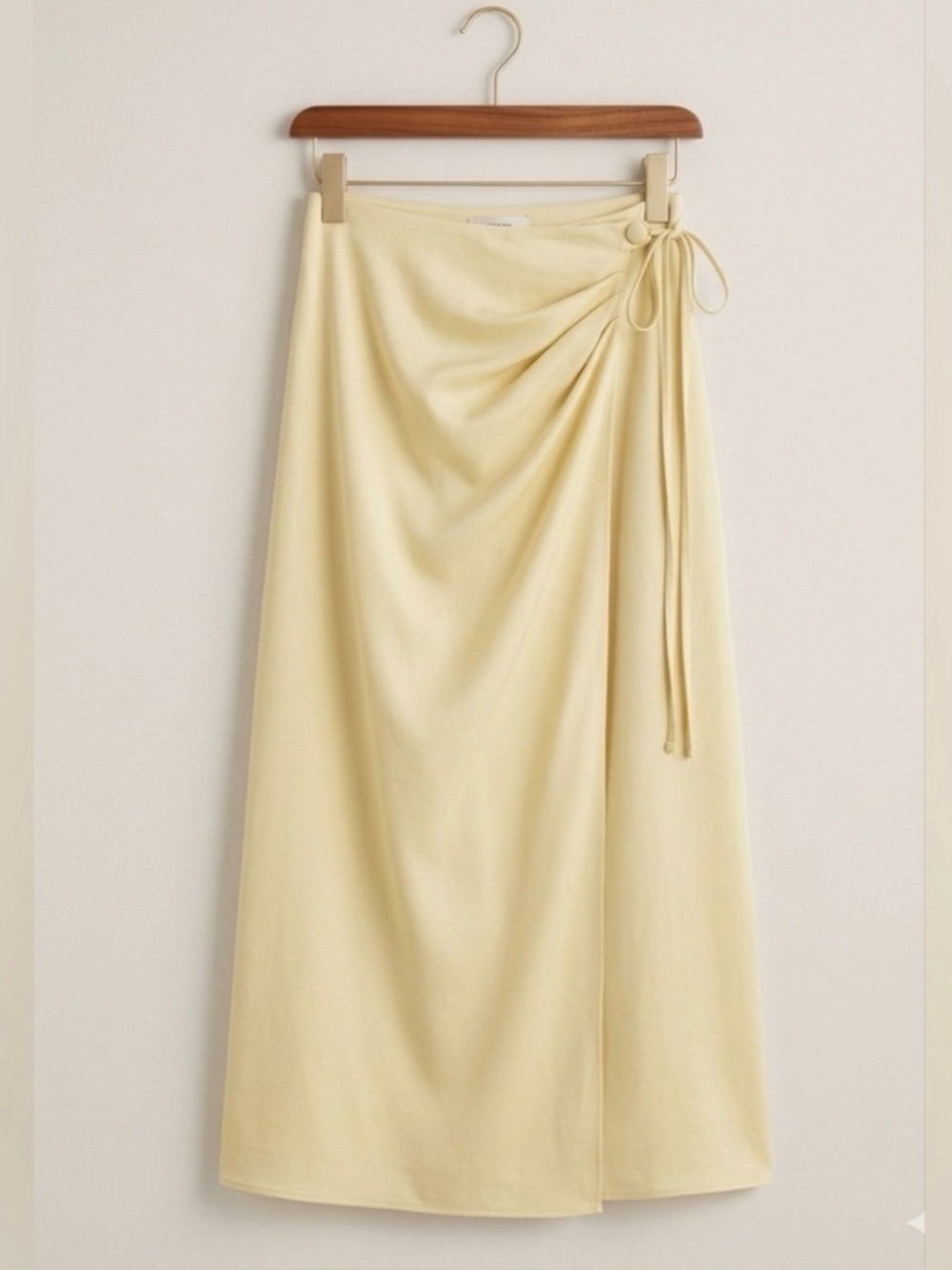 Scotch & Soda Linen Blend Wrap Maxi Skirt Medium